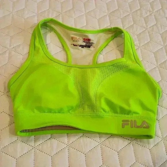 Fila sport bra green color XS - Picture 1 of 3